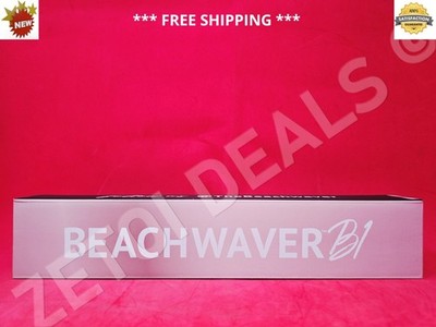BEACHWAVER Co. B1 Rotating Curling Iron Midnight Rose Even Heat Distribution 1''