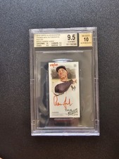2019 Topps Allen Ginter Aaron Judge Mini Auto Red Ink 8/10 BGS 9.5 Auto 10