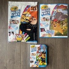 3- Crayola Color Wonder Mess Free Disney Lion King Minion Paw Patrol New Markers