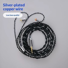 Silver-plated 4-strand earphone upgrade cable 0.78mmcx earphone cable occ copper