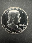 Franklin Half Dollars 1963 and 1962 PROOF