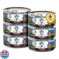 ZIWI Peak Canned Wet Cat Food – All Natural, High Protein, Grain Free, Limite