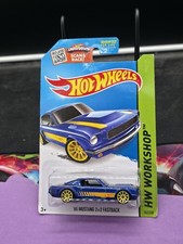 2014 Hot Wheels ‘65 Mustang 2+2 Fastback Blue HW Workshop 242/250