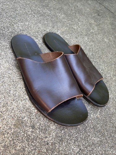 Banana Republic Leather Summer Slide Sandals Men