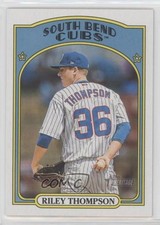 2021 Topps Heritage Minor League Edition Riley Thompson #12 3d5