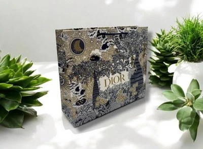 New Christian Dior CD Luxury Print large Shopping Gift Bag 17” x 12.125” x 5”