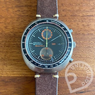 serviced 1/2025 - SEIKO 6138-0011 JDM UFO Chronograph 3/1971 lovely patina