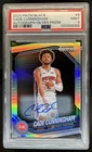 2024-25 Panini Prizm Black Cade Cunningham Auto Silver Prizm #8 Pistons PSA 9