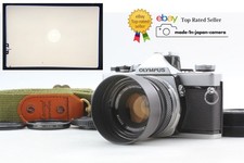 Perfect Finder MINT w/Hood Olympus OM-1 Film Camera 50mm f1.8 Lens From JAPAN