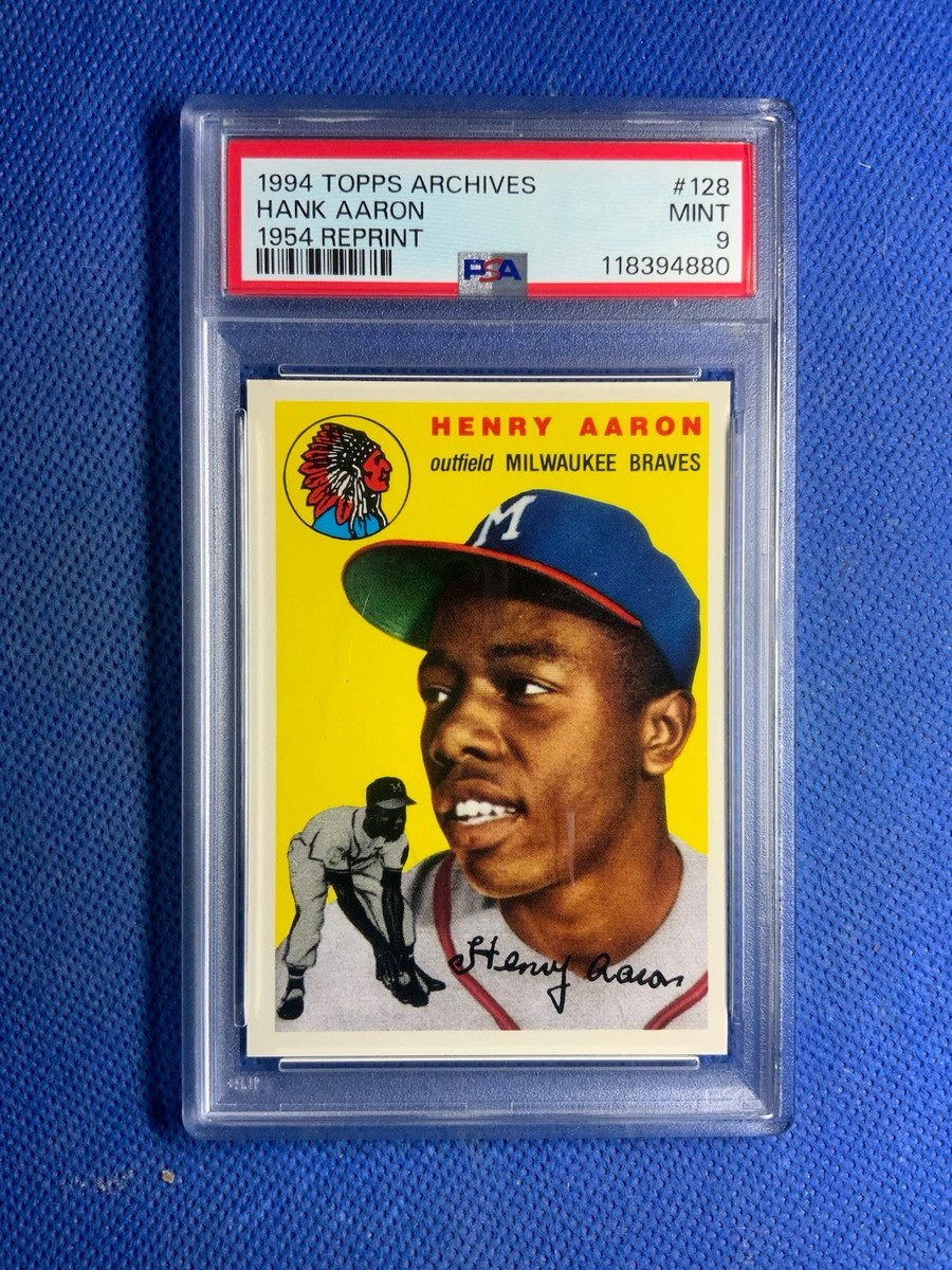 1994 Topps Archives The Ultimate 1954 Set - Hank Aaron #128 for