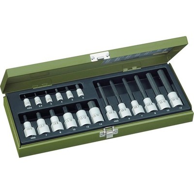 Proxxon Industrial Steckschlüssel-Bit-Einsatz-Set 1/4 (6.3 mm), 1/2 (12.5 mm)
