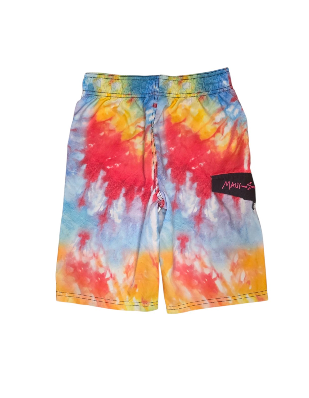 Maui & Sons Kids Tie Dye  Board Shorts  Size 10-12 image 6