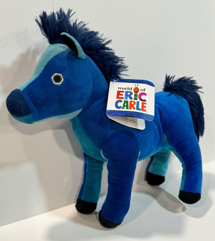 World of ERIC CARLE blue horse plush toy Kohl's Cares NEW yottoy