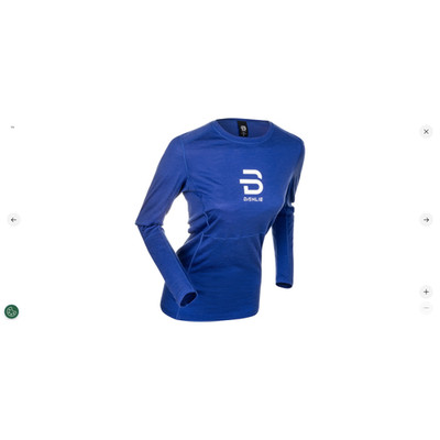 DAEHLIE ACTIVE WHOOL LONG SLEEVE BLAU LANGARM T-SHIRT GR. XS