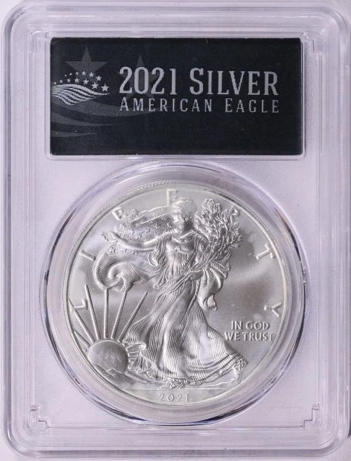 PCGS Certified American Eagle MS 70 Silver Bullion Coins for sale