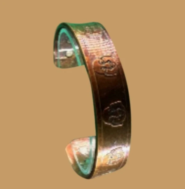 New Buddah Copper Cuff Bracelet – Adjustable with 6 Magnets