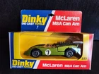DINKY TOYS #223 MCLAREN M8A CAN AM DIE CAST CAR VINTAGE 1976 MECCANO ENGLAND