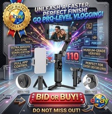 AOCHUAN 3-Axis Phone Gimbal Stabilizer iPhone Android Face Tracking