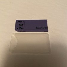 1pcs 16mb Sony fullsize Non PRO memory stick Older Sony cameras,Voice Rec.