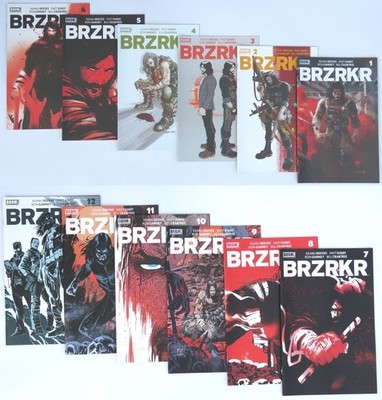 BRZRKR (12) comic set #1 2 3 4 5 6 7 8 9 10 11 12 Boom 1st print berserker