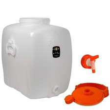 Speidel Getr&auml;nkefass Kunststofffass Oval 60 Liter mit Auslaufhahn NW 15