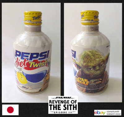 PEPSI DIET TWIST Bottle JAPAN 300ml STAR WARS Revenge of the Sith