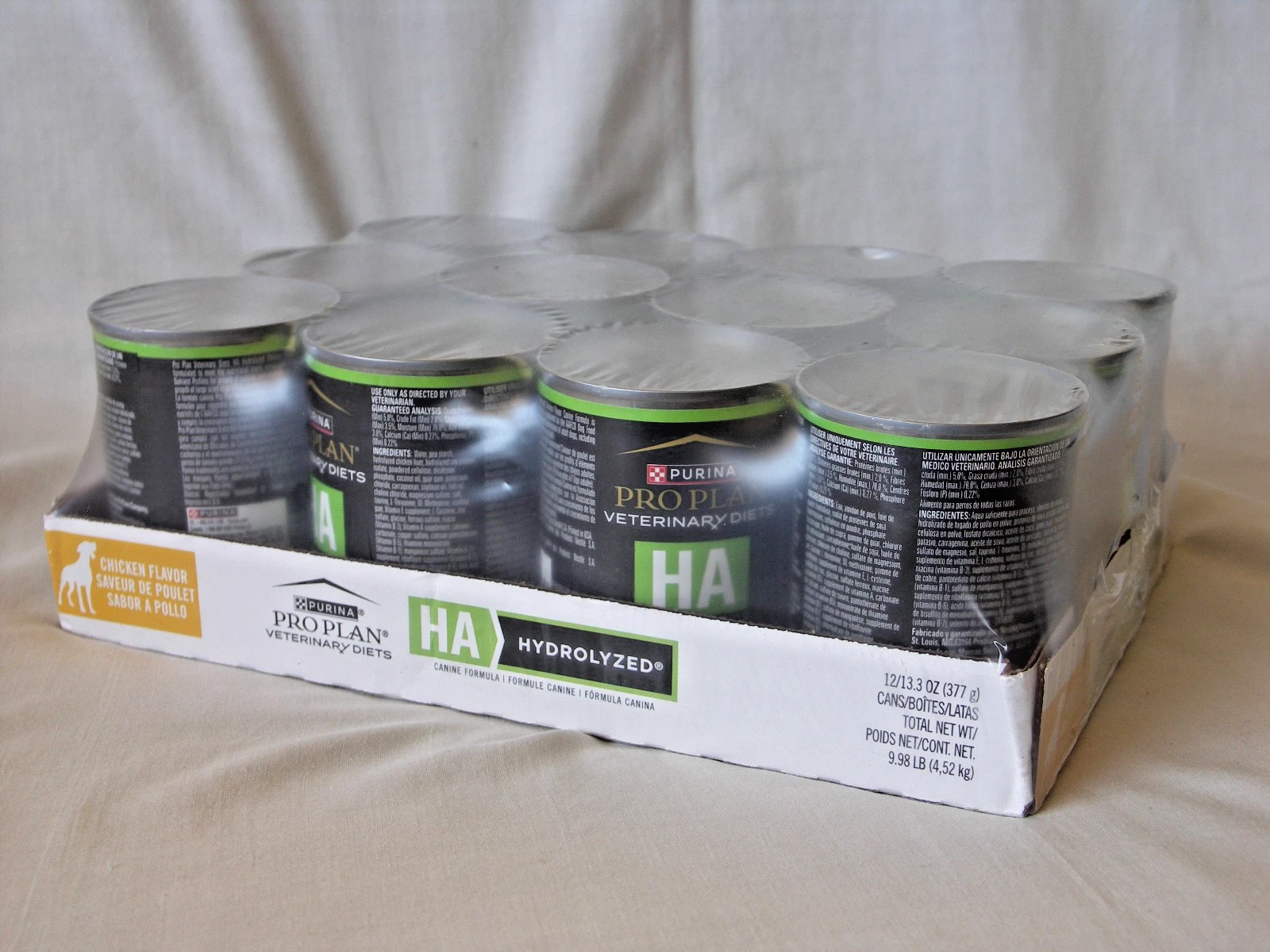 Purina Pro Plan HA Chicken Wet Dog Food 12 Pack 13.3 oz Cans BB Sep 2027