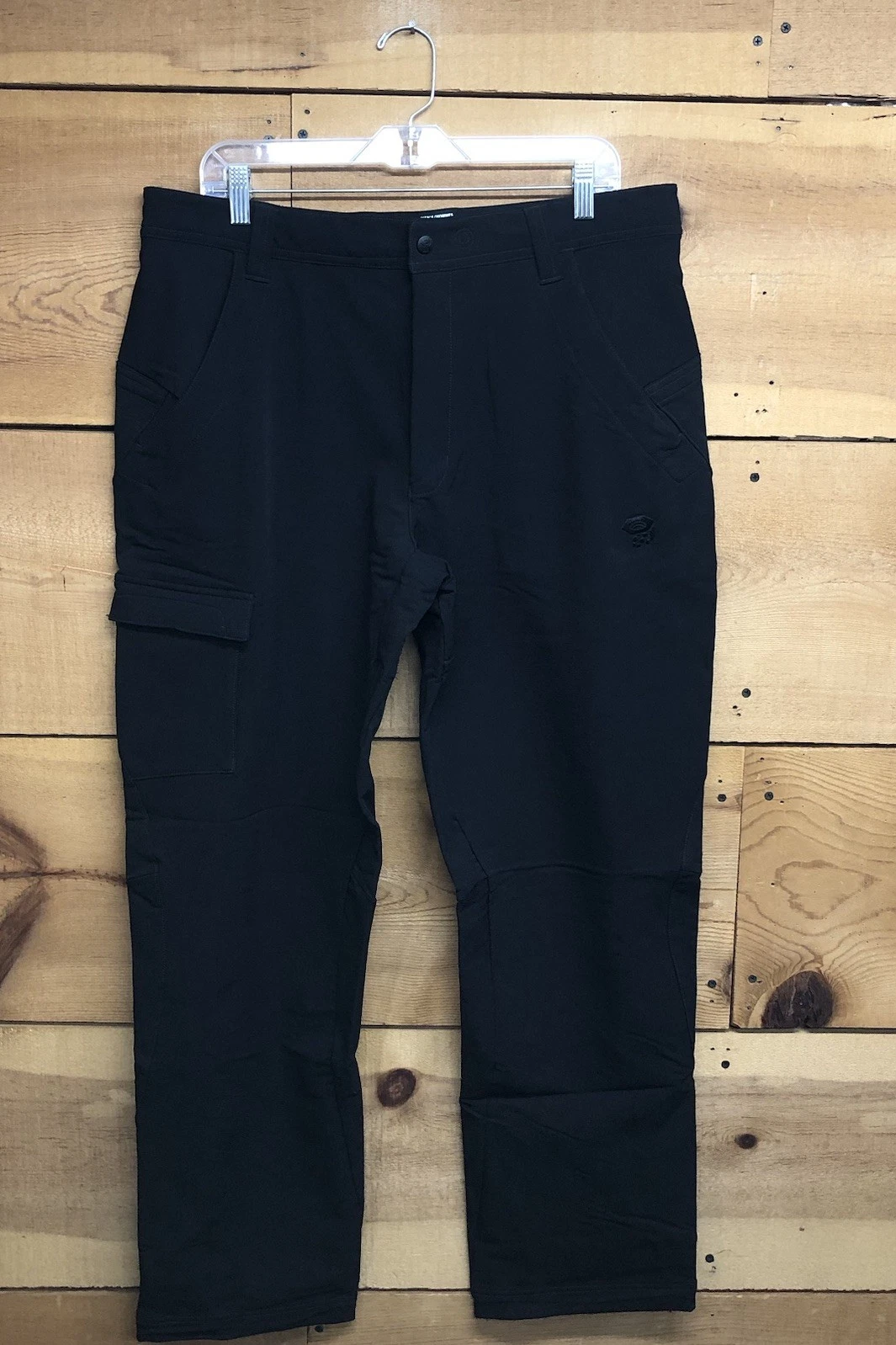 Mountain Hardwear AP Nylon Hiking Cargo Pants Mens Size 36x33 Outdoors Black