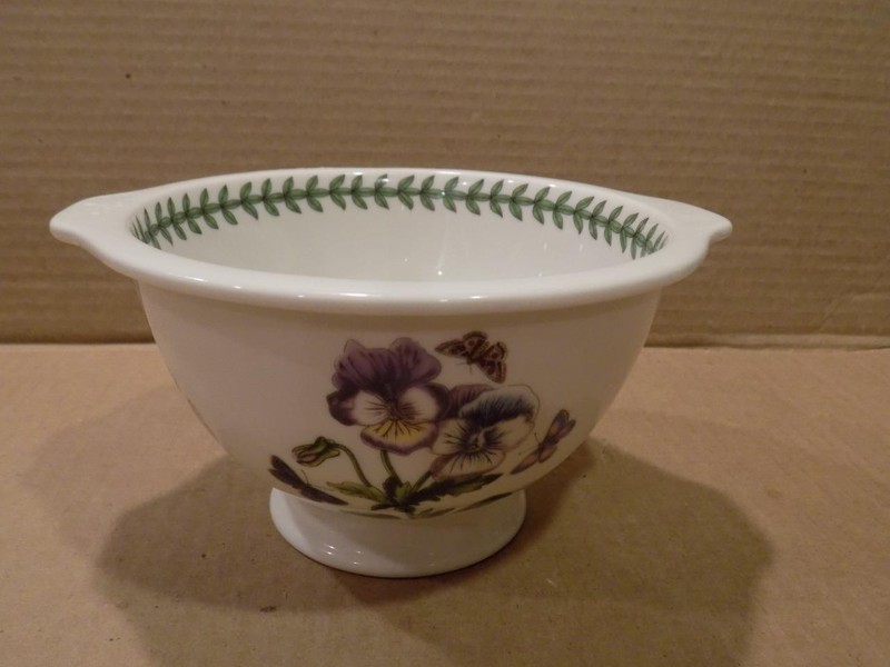 Portmerion England The Botanic Gardens 6 1/2" Salad or Mixing Bowl Pansy