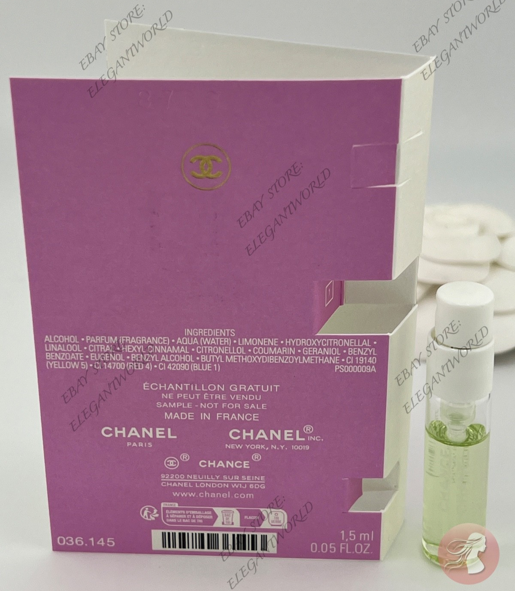 Chanel Chance Eau Fraiche Eau De Parfum Vial Spray 0.05 Oz / 1.5ml