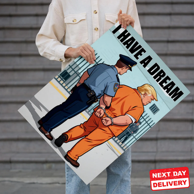 #ad #ad I Have A Dream Sign No Kings Protest Hands Off Political Activist FREE POST $30.49