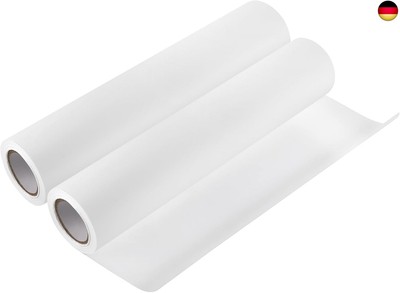 Transparentpapier, 30cm x 50m x 2 Rolle Skizzenrolle Seidenpapier Rolle Tracing