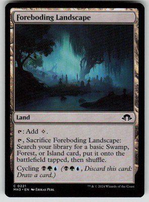 Foreboding Landscape Common Modern Horizons 3 221 MTG Near Mint 2024