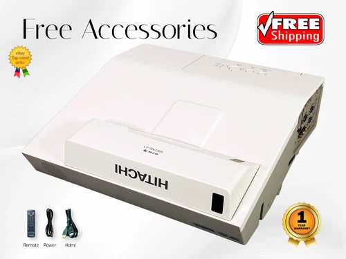 Hitachi CP-TW2505 3LCD Projector 4K Ultra Short Throw 2700 Lumens REFURBISHED🔥