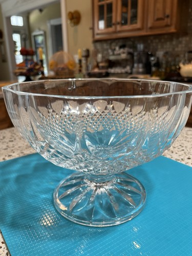 Footed Lead Crystal Trifle Bowl - Picture 2 of 4