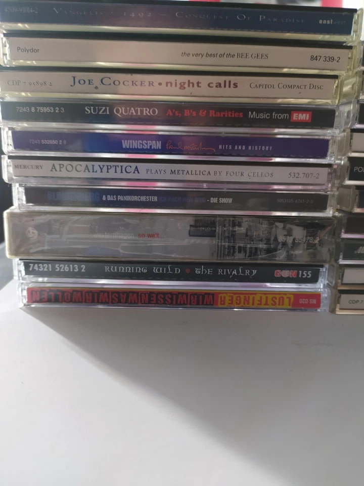 20 CDS/Sammlung Bitte Lesen ! Rock, Metal, Pop, Soundtracks, Running Wild,Quatro - Bild 2 von 2