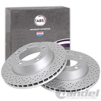 2X A.B.S. Bremsscheiben 299Mm Hinten Passend FüR Porsche 911 Boxster Cayman