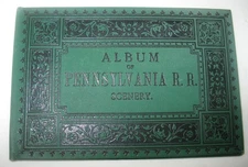 Ant Wittemann Bros Album of Pennsylvania Railroad Scenery Accordian Book Albumen