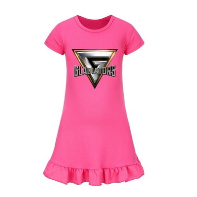 Kinder GLADIATOREN Print Pyjama Kleid Cosplay Kostüm Nachthemd Strand Party