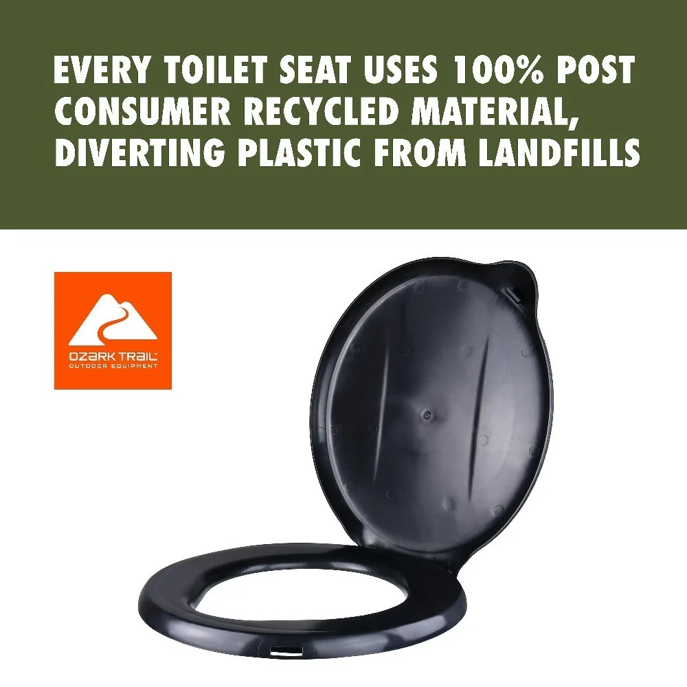Portable Outdoor Plastic Toilet Seat Cover - thumbnail 3