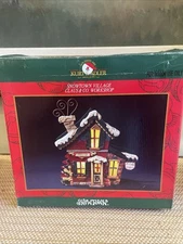 Vintage Kurt S. Adler Snowtown Village CLAUS & CO Workshop Lighted House