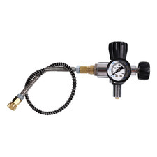 Diving Cylinder Valve with Pressure Gauge 50cm Hose 18mm 7/8 for Training