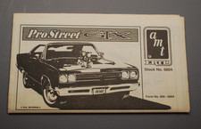 Amt 69 Plymouth Gtx Pro Street Plastic Model Car Kit Instruction Sheet Only