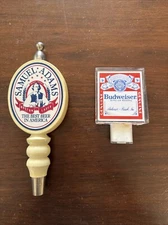 Vintage Tap Handles - Budweiser And Samuel Adams