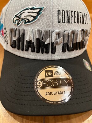 ★関税込★New era★NFL CONFERENCE CHAMPIONSHIP★ Men's Philadelphia Eagles New Era Black 2024 NFC East