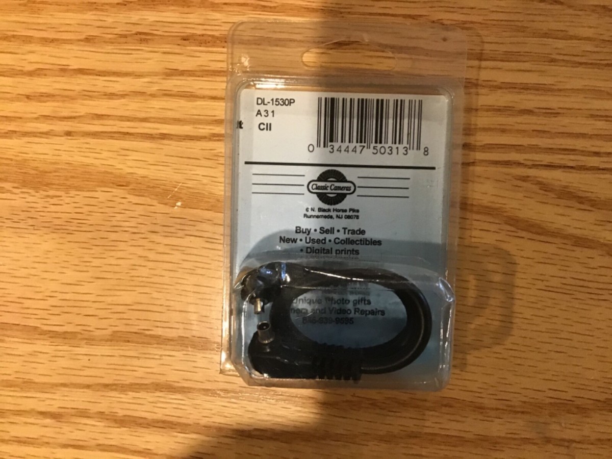 Classic Camera PC Male To PC Female Flash Lead 1ft | eBay