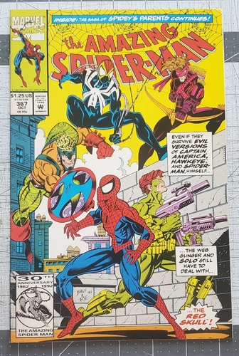 Amazing Spider-Man #367 (Marvel, 1992) 1st Death-Shield & Blood Spider VF/NM