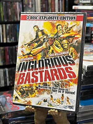 Inglorious Bastards (DVD) Bo Svenson, Fred Williamson, 3 DISC EXPLOSIVE EDITION!