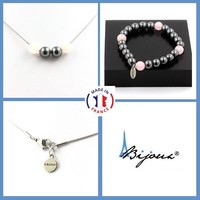 Steine Und MinéRaux. Satz Armband Halskette Perlen Rosenquarz + HäMatit 8 Mm