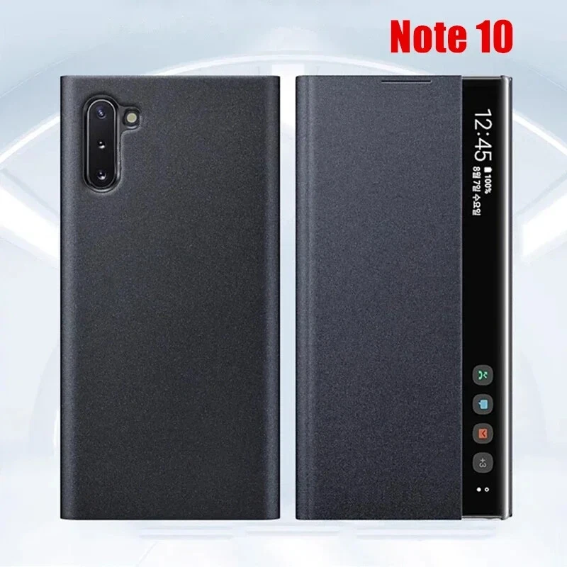 For Samsung Galaxy Note 10Plus/Note10 Wake Up Leather Case Flip Cover Smart Chip - Image 4 of 4